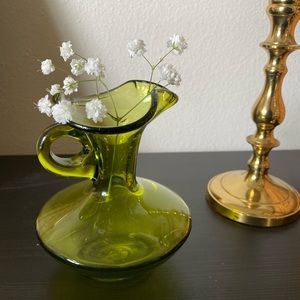 MCM small green vase
